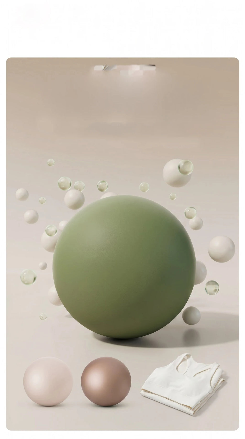 RAVGYM Bola de Ejercicio Pilates Antiexplosión de 22 cm — Resistente y Antideslizante - Gimnasio y Yoga para Mujer