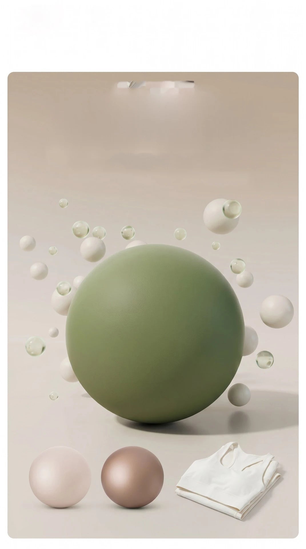 RAVGYM Bola de Ejercicio Pilates Antiexplosión de 22 cm — Resistente y Antideslizante - Gimnasio y Yoga para Mujer