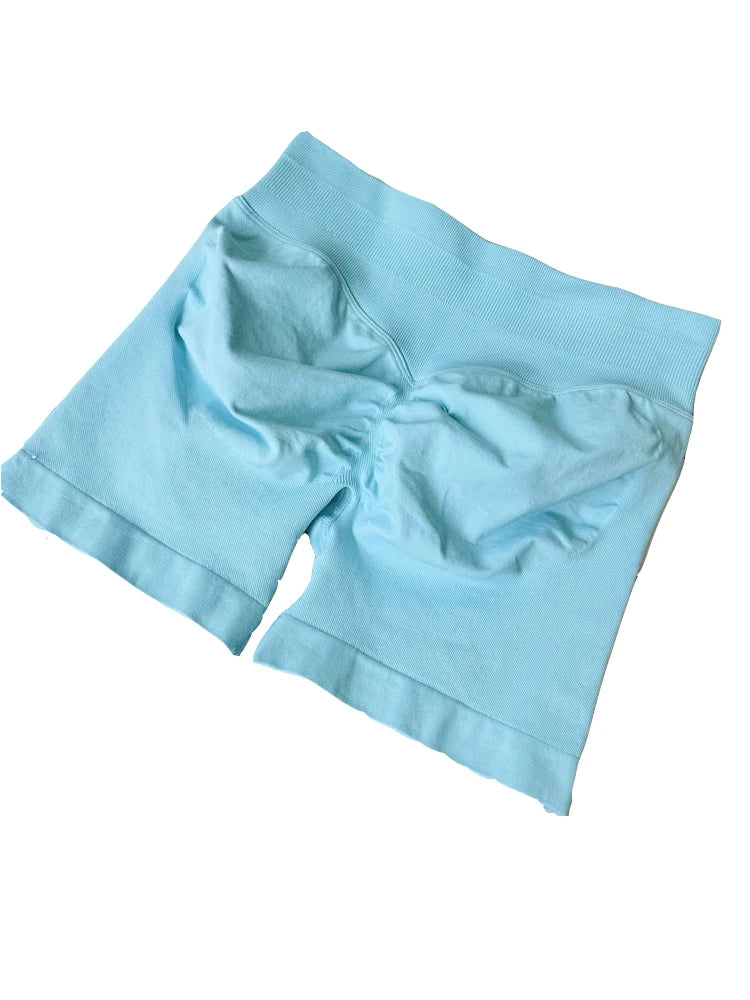 RAVGYM Shorts Seamless Scrunch Bum — Efecto Levanta Glúteos