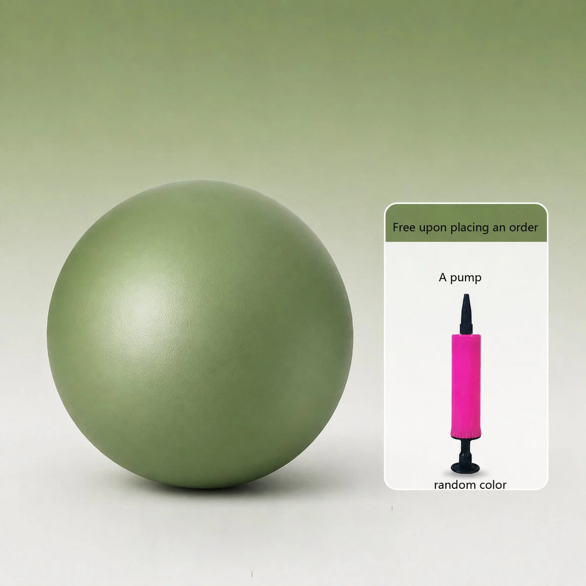 RAVGYM Bola de Ejercicio Pilates Antiexplosión de 22 cm — Resistente y Antideslizante - Gimnasio y Yoga para Mujer