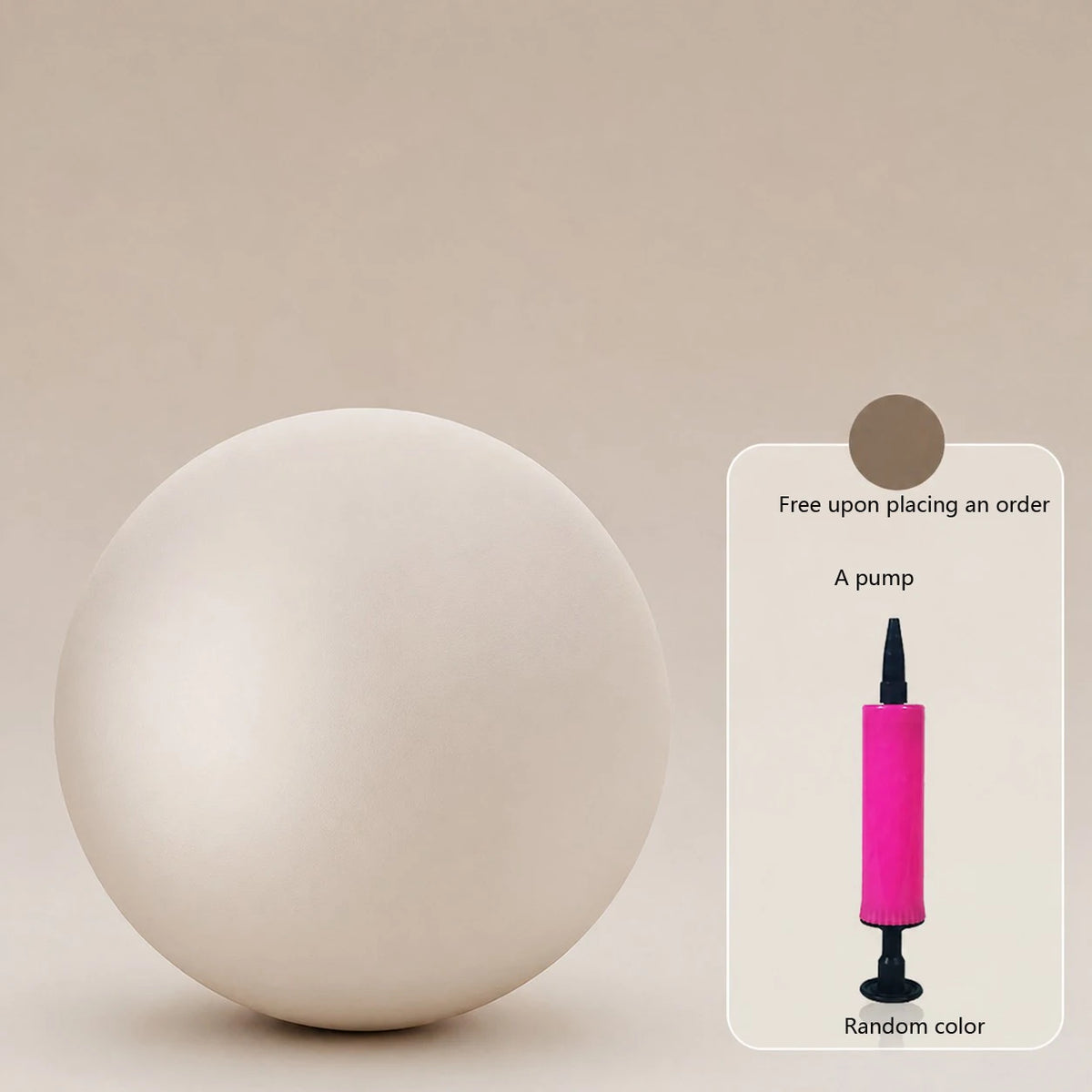 RAVGYM Bola de Ejercicio Pilates Antiexplosión de 22 cm — Resistente y Antideslizante - Gimnasio y Yoga para Mujer